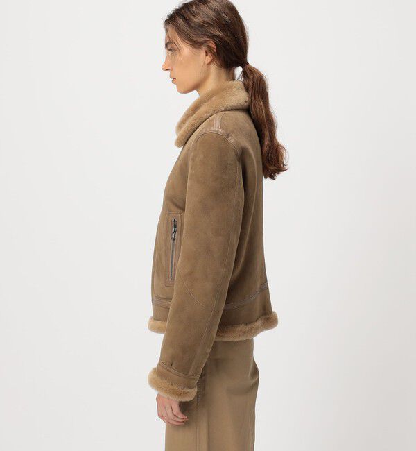 BACCA「ラムレザー ムートンジャケット」|ブルゾン・スタジャン|