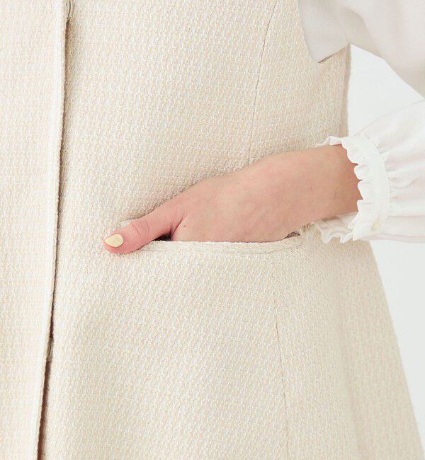 Ballsey「ライトファンシーツイード ペプラムジレ」|ベスト・ジレ|