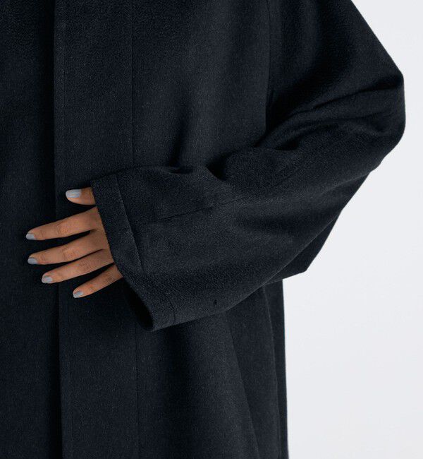 Edition「BRESCHI カシミヤ ロングコート」|ステンカラーコート|