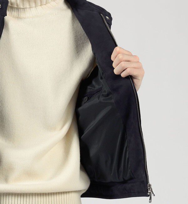 TOMORROWLAND MENS「【別注】EMMETI JURI スエード ダウンベスト」|ダウンベスト・ベスト|