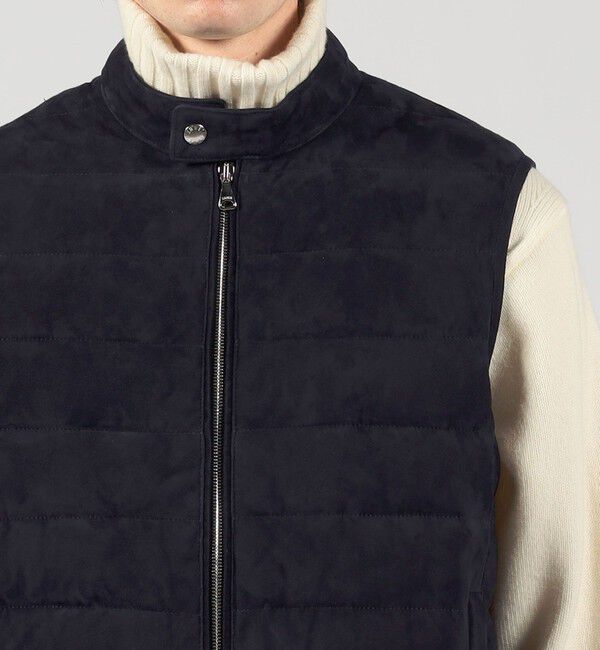 TOMORROWLAND MENS「【別注】EMMETI JURI スエード ダウンベスト」|ダウンベスト・ベスト|