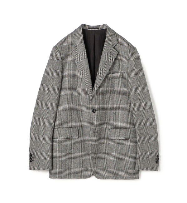 TOMORROWLAND MENS「カレッジフランネルウール シングルブレステッド3Bジャケット」|テーラードジャケット|16 グレンチェック