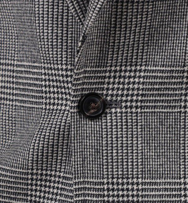 TOMORROWLAND MENS「カレッジフランネルウール シングルブレステッド3Bジャケット」|テーラードジャケット|