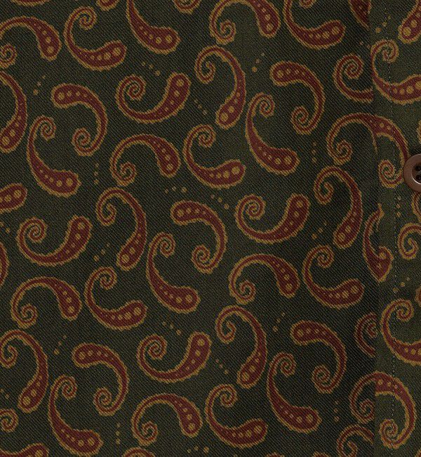 TOMORROWLAND MENS「コットンツイル ペイズリープリント ダブルポケットレギュラーカラーシャツ」|シャツ・ブラウス|