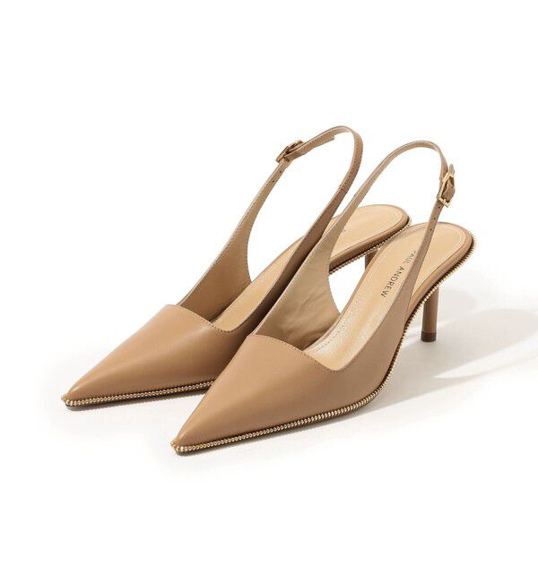 TOMORROWLAND GOODS「PAUL ANDREW SPIKE SLING ZIP パンプス」|パンプス|