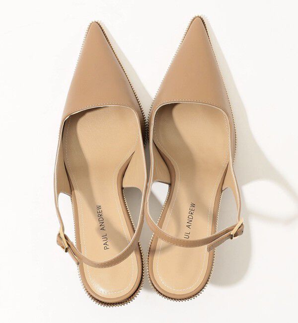 TOMORROWLAND GOODS「PAUL ANDREW SPIKE SLING ZIP パンプス」|パンプス|