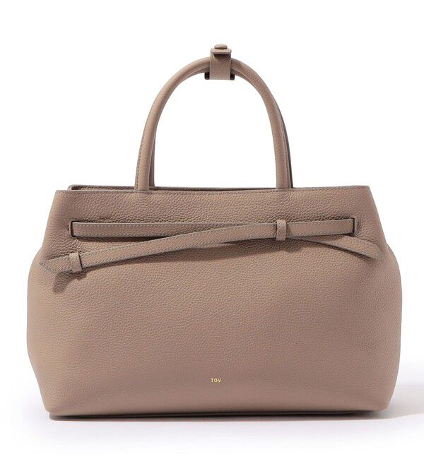 TOMORROWLAND GOODS「TOV MIMI TOTE S バッグ」|ハンドバッグ|43 グレージュ