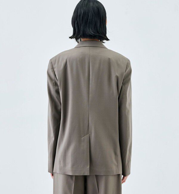 Edition「Super120'sウォッシャブルウール ダブルブレストジャケット」|テーラードジャケット|