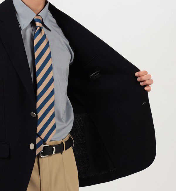 TOMORROWLAND MENS「ウール 3Dルック シングルブレステッド2Bジャケット ANGELICO」|テーラードジャケット|