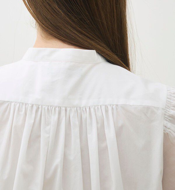 TOMORROWLAND collection「コットンコンビネーション ペタルスリーブブラウス」|シャツ・ブラウス|