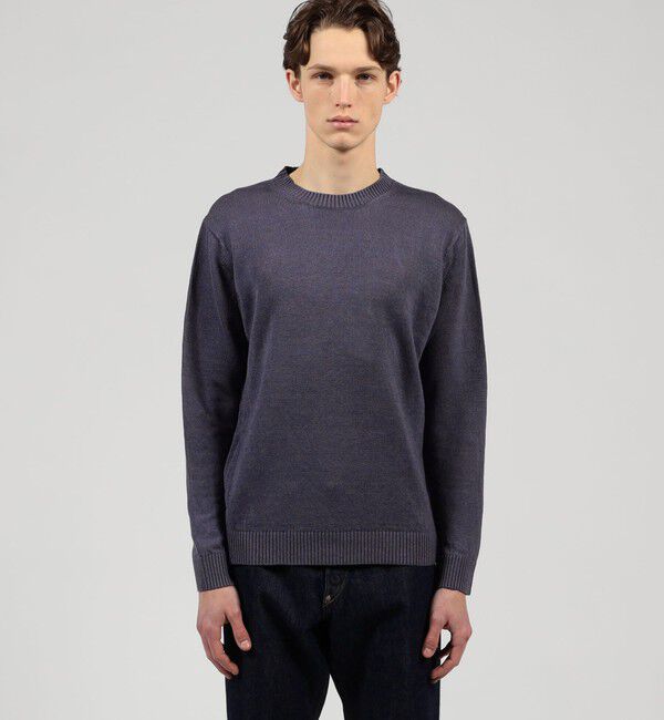 TOMORROWLAND MENS「TOMORROWLAND tricot リネンクルーネック プルオーバーニット」|ニット・セーター|