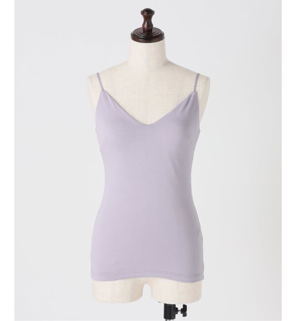EMILYWEEK「【RESET】オーガニックコットン混 ブラキャミソール（グレージュ、パープル）」|インナー|