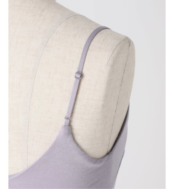 EMILYWEEK「【RESET】オーガニックコットン混 ブラキャミソール（グレージュ、パープル）」|インナー|