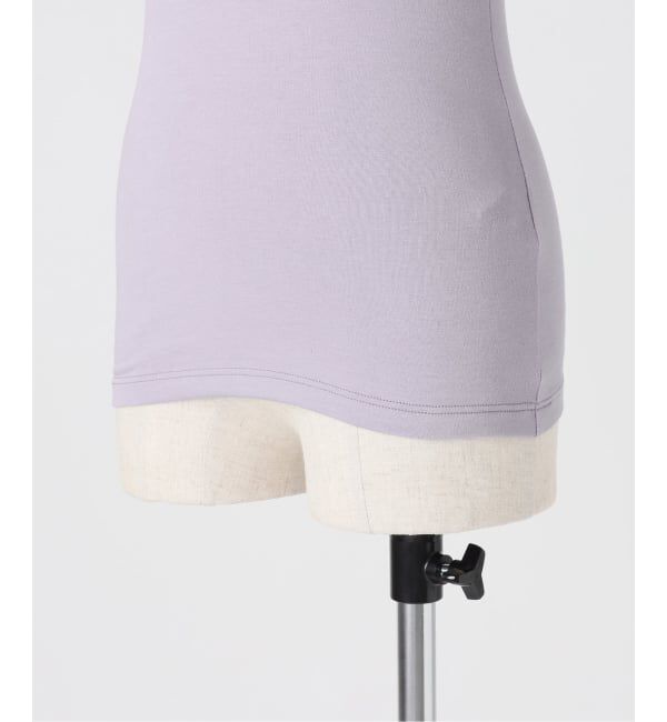 EMILYWEEK「【RESET】オーガニックコットン混 ブラキャミソール（グレージュ、パープル）」|インナー|