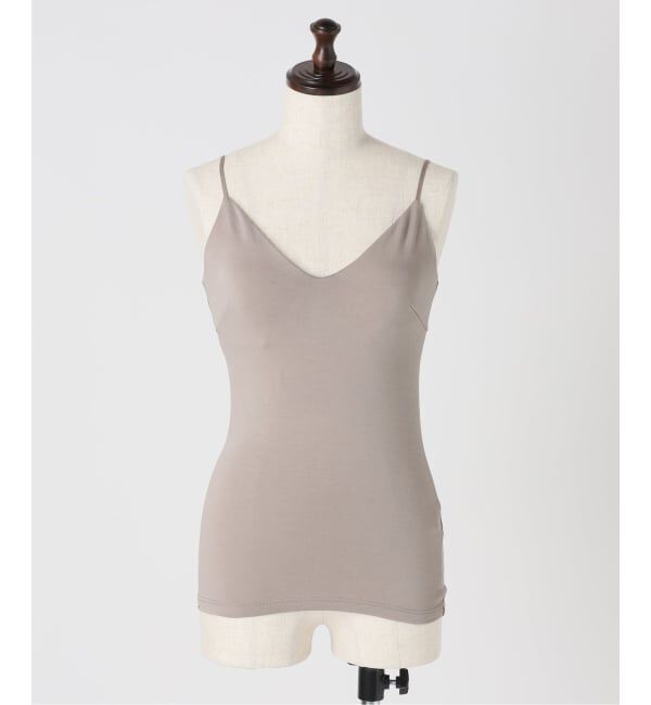 EMILYWEEK「【RESET】オーガニックコットン混 ブラキャミソール（グレージュ、パープル）」|インナー|