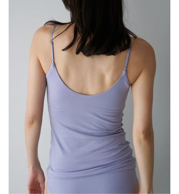 EMILYWEEK「【RESET】オーガニックコットン混 ブラキャミソール（グレージュ、パープル）」|インナー|