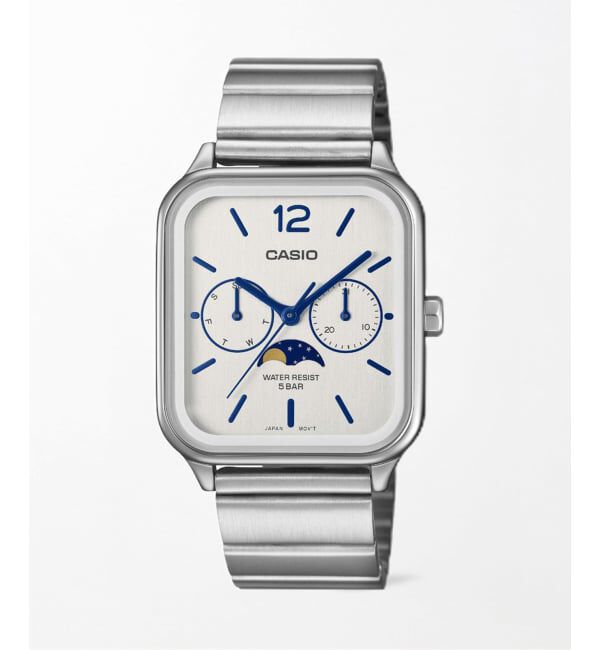 HIROB「Web限定 CASIO Collection STANDARD MTP-M305D-7AJF」|腕時計|シルバー