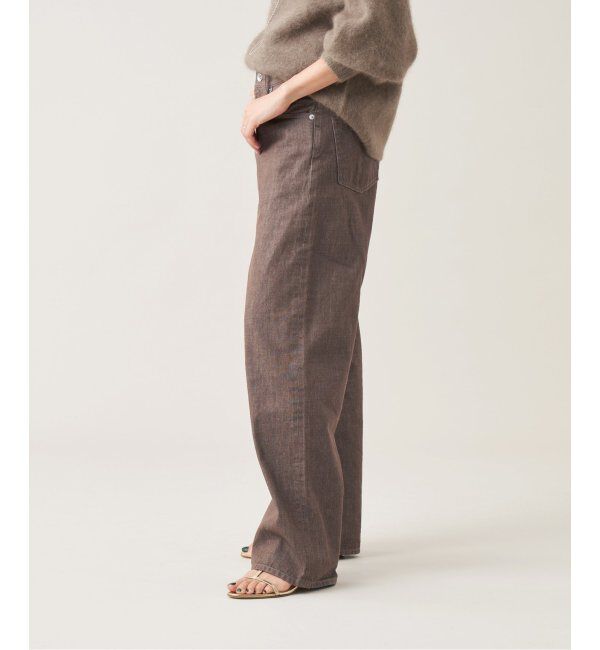 IENA LA BOUCLE「IENA LA BOUCLE ストレートカラーデニムパンツ」|デニム|