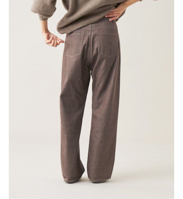 IENA LA BOUCLE「IENA LA BOUCLE ストレートカラーデニムパンツ」|デニム|