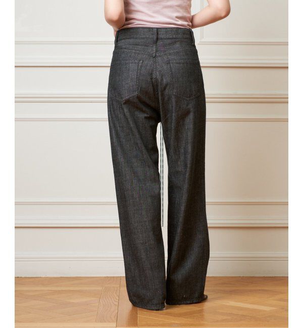 IENA LA BOUCLE「IENA LA BOUCLE ストレートカラーデニムパンツ」|デニム|