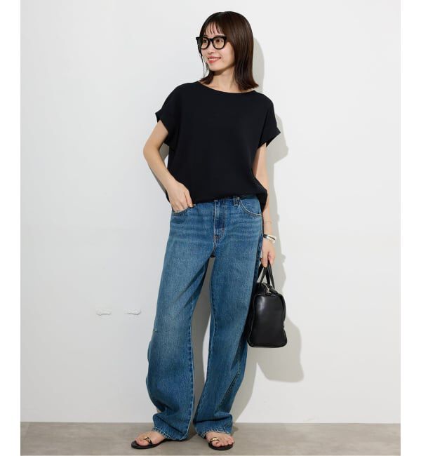 SLOBE IENA「《WEB限定/追加》ダンボールポンチニュアンスプルオーバー」|Tシャツ・カットソー|