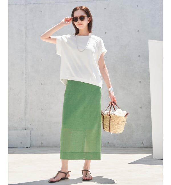 SLOBE IENA「《WEB限定/追加》ダンボールポンチニュアンスプルオーバー」|Tシャツ・カットソー|