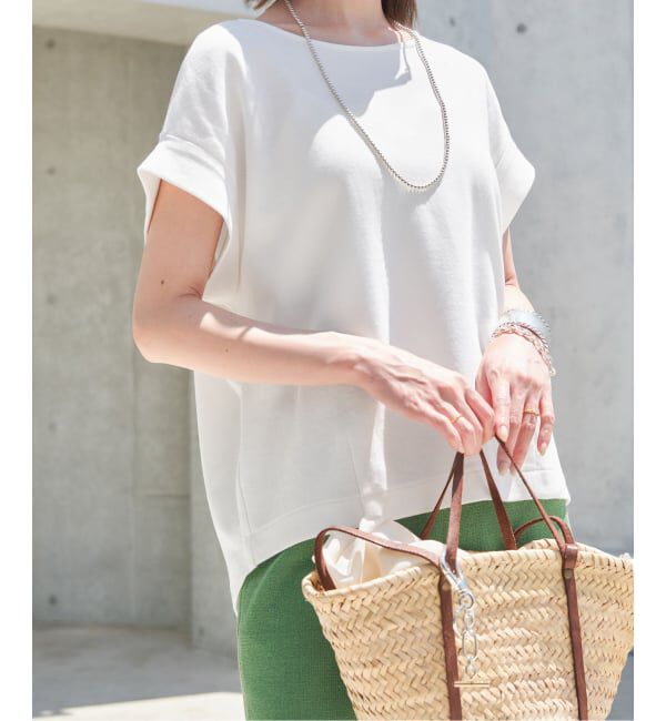 SLOBE IENA「《WEB限定/追加》ダンボールポンチニュアンスプルオーバー」|Tシャツ・カットソー|