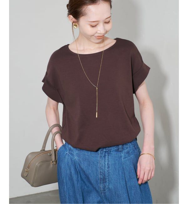 SLOBE IENA「《WEB限定/追加》ダンボールポンチニュアンスプルオーバー」|Tシャツ・カットソー|