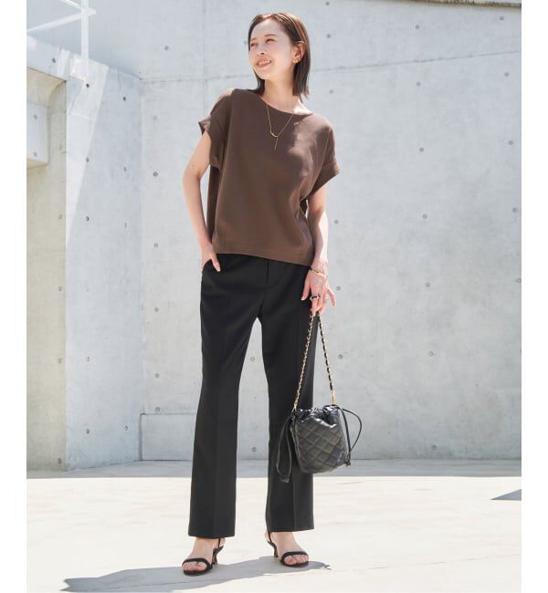 SLOBE IENA「《WEB限定/追加》ダンボールポンチニュアンスプルオーバー」|Tシャツ・カットソー|