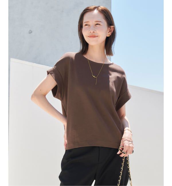 SLOBE IENA「《WEB限定/追加》ダンボールポンチニュアンスプルオーバー」|Tシャツ・カットソー|