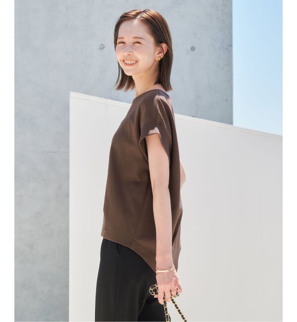 SLOBE IENA「《WEB限定/追加》ダンボールポンチニュアンスプルオーバー」|Tシャツ・カットソー|