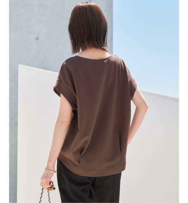 SLOBE IENA「《WEB限定/追加》ダンボールポンチニュアンスプルオーバー」|Tシャツ・カットソー|