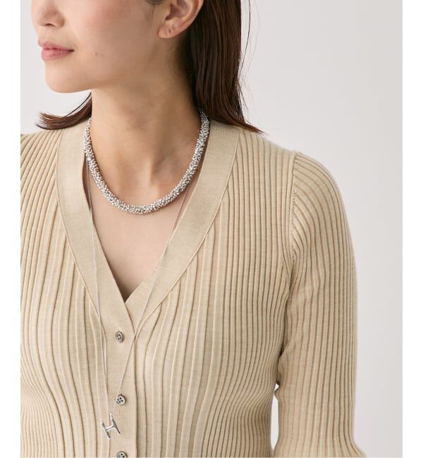 VERMEIL par iena「SLOWOOL Vネック カーディガン」|カーディガン|