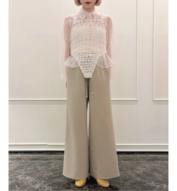 IENA LA BOUCLE「BAUM UND PFERDGARTEN/バウム ウンド ヘルガーデン cotton and orcanza シャツ」|シャツ・ブラウス|