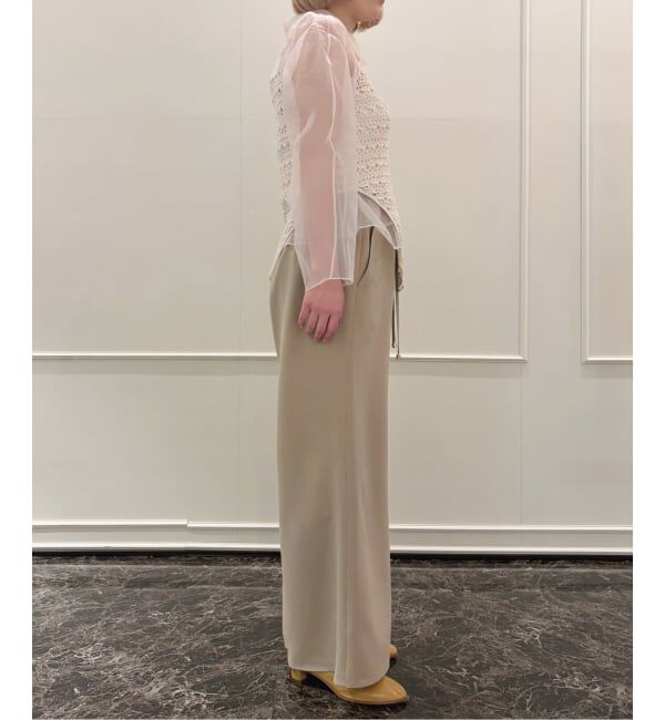 IENA LA BOUCLE「BAUM UND PFERDGARTEN/バウム ウンド ヘルガーデン cotton and orcanza シャツ」|シャツ・ブラウス|