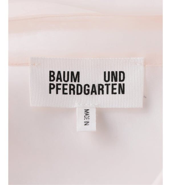 IENA LA BOUCLE「BAUM UND PFERDGARTEN/バウム ウンド ヘルガーデン cotton and orcanza シャツ」|シャツ・ブラウス|