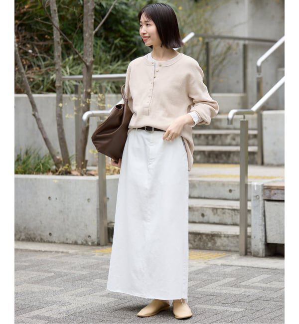 SLOBE IENA「《WEB限定カラー有り/追加》Wフェイスジャージヘンリープルオーバー」|Tシャツ・カットソー|