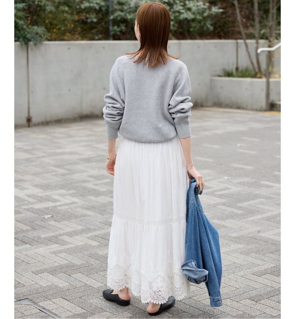 SLOBE IENA「《WEB限定カラー有り/追加》Wフェイスジャージヘンリープルオーバー」|Tシャツ・カットソー|