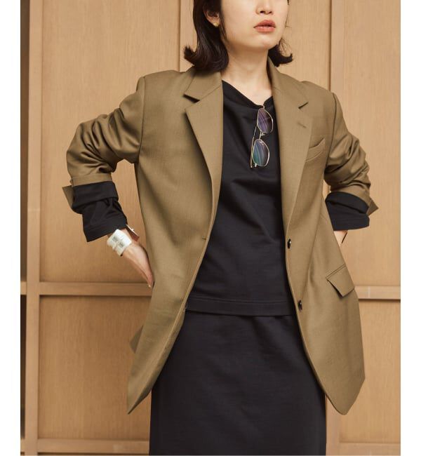 VERMEIL par iena「TAILORED ジャケット」|テーラードジャケット|カーキ