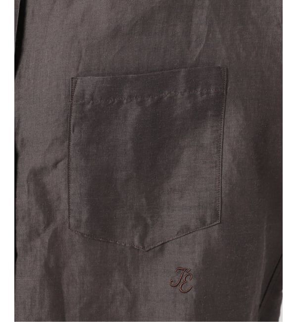 IENA「《一部カラーWEB限定》ラミーリヨセルバンドカラーシャツ」|シャツ・ブラウス|