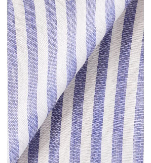 IENA「《一部カラーWEB限定》ラミーリヨセルバンドカラーシャツ」|シャツ・ブラウス|