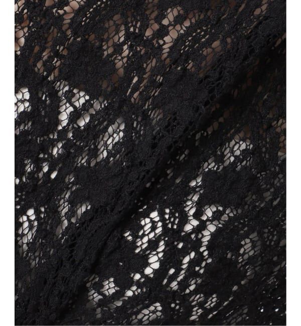 IENA「《一部カラーWEB限定/追加4》Flowerストレッチレースプルオーバー」|Tシャツ・カットソー|