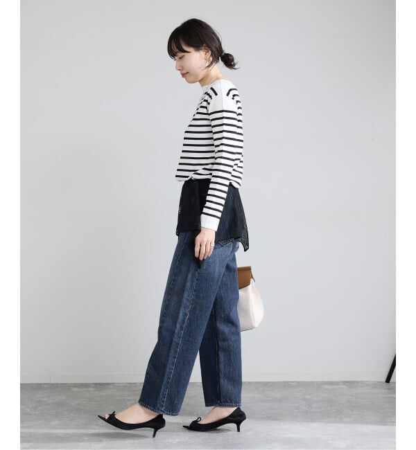 IENA「MOTHER/マザー THE HALF PIPE ANKLE デニムパンツ 10926-544/1396」|デニム|