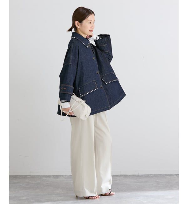 IENA「《新色/追加》＆MyuQ/アンドミューク KAKU バッグ MCB096」|ショルダー・メッセンジャー|