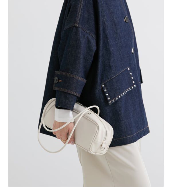 IENA「《新色/追加》＆MyuQ/アンドミューク KAKU バッグ MCB096」|ショルダー・メッセンジャー|