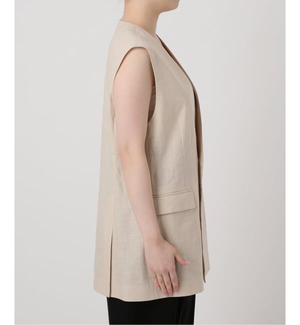 VERMEIL par iena「Clean Linen ベスト」|その他|