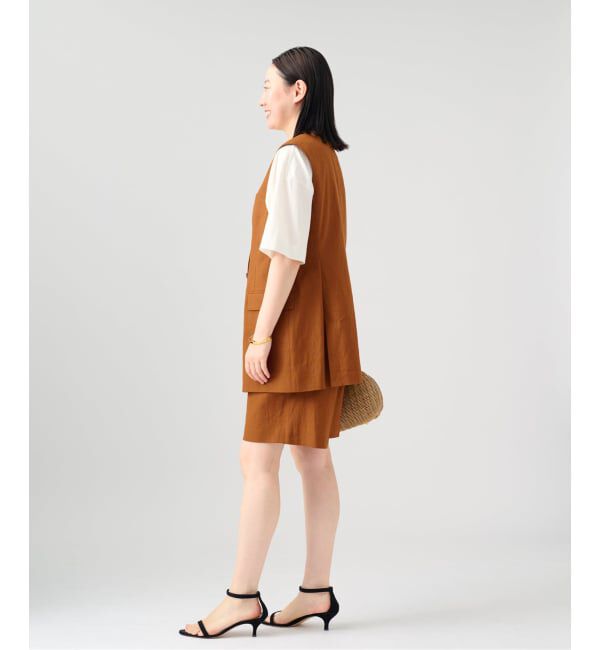VERMEIL par iena「Clean Linen ベスト」|その他|