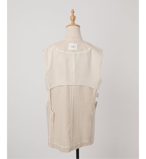 VERMEIL par iena「Clean Linen ベスト」|その他|