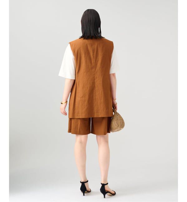 VERMEIL par iena「Clean Linen ベスト」|その他|