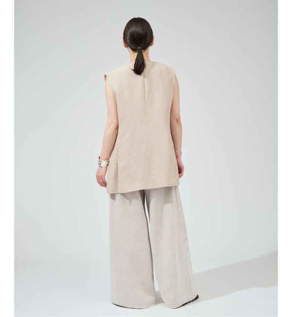 VERMEIL par iena「Clean Linen ベスト」|その他|